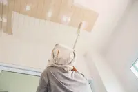 construction site before painting and interior finishing work begins